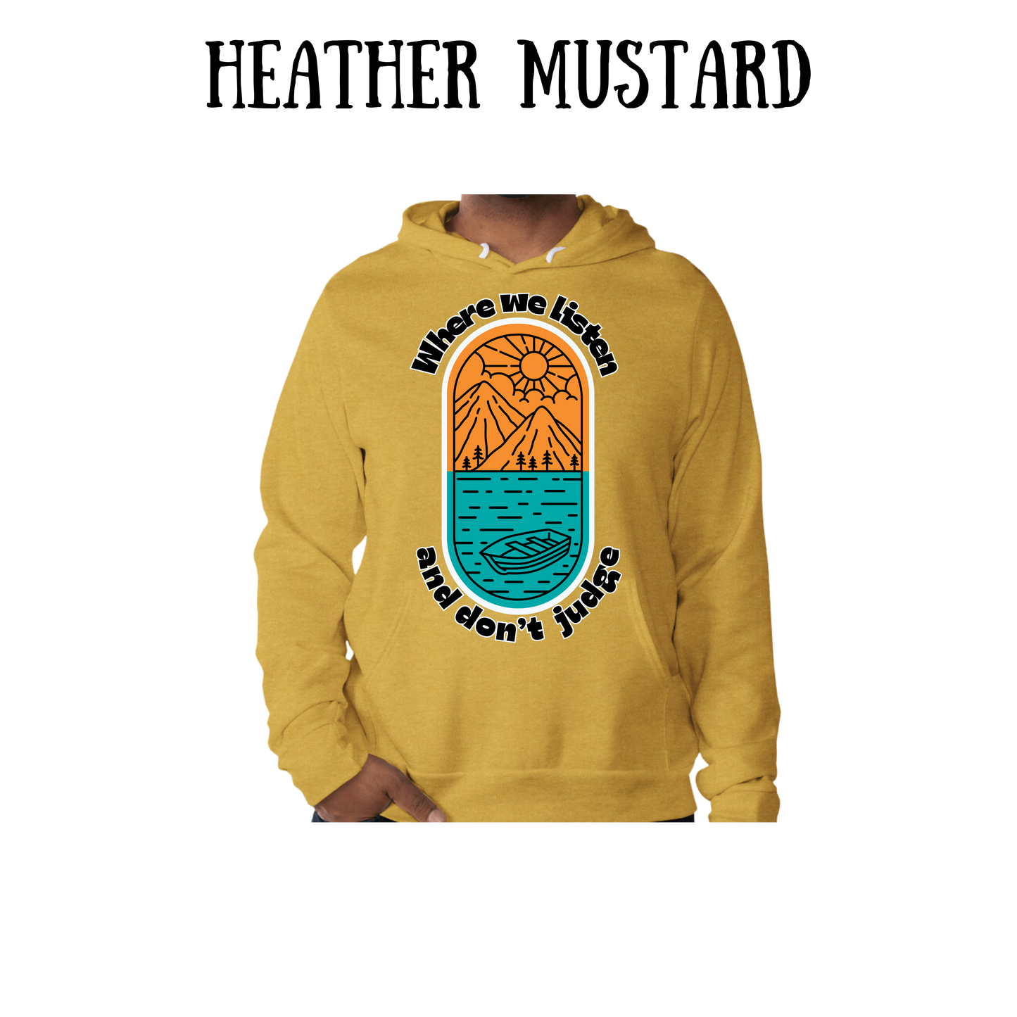 CP - Where We Listen and Don't Judge - Sponge Fleece Hoodie - Assorted Colors