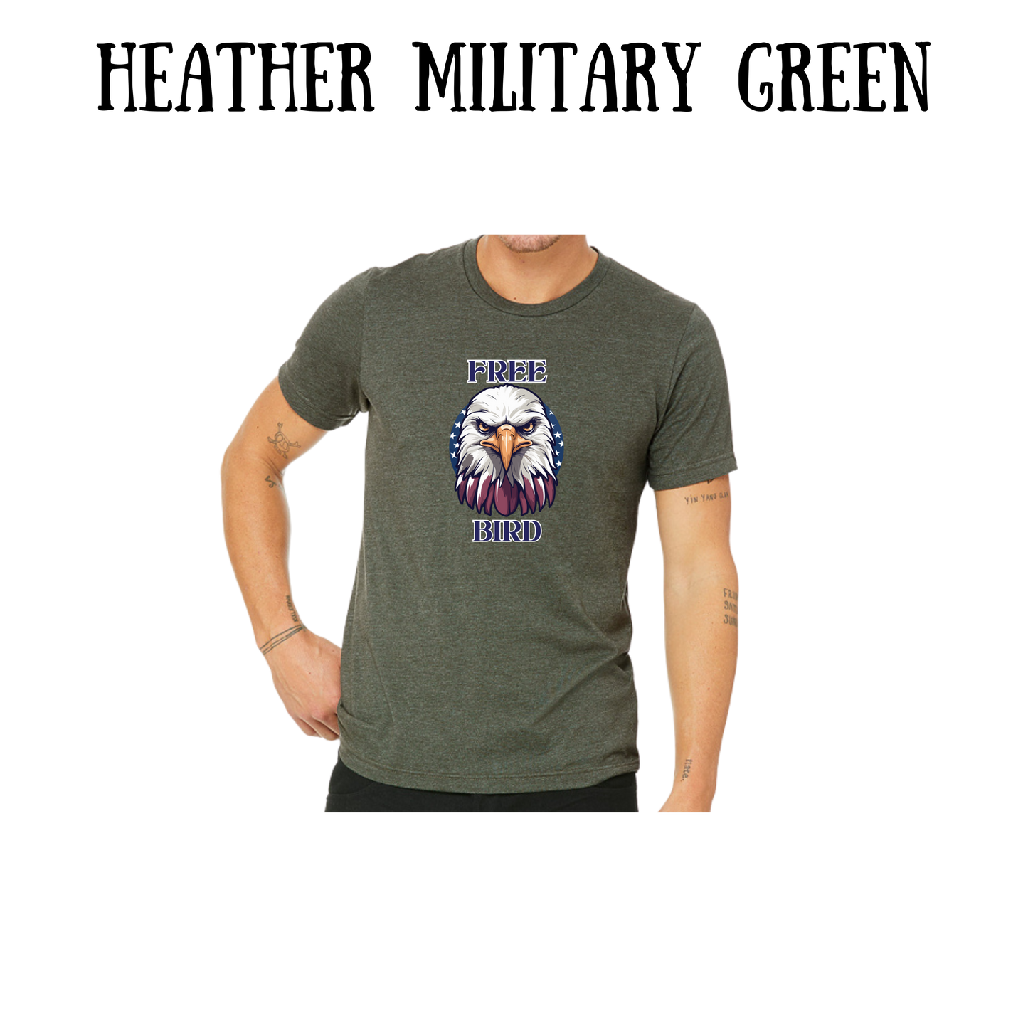 PP - Free Bird - Unisex Tee - Greens