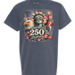 America's 250th Birthday - Comfort Colors - Heavyweight Youth Tee - Neutral Colors & Blues