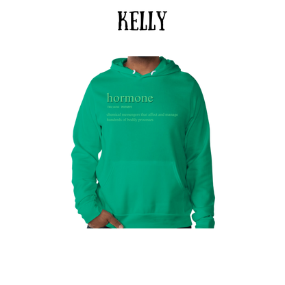 Hormone - Sponge Fleece Hoodie - Greens, Neutrals