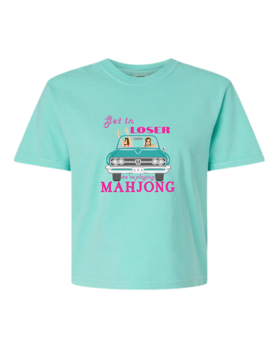 Get in Loser We're Playing Mahjong - Comfort Colors - Boxy T - Assorted Colors