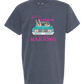 Get in Loser We're Playing Mahjong - Comfort Colors - Heavyweight Youth Tee - Neutral Colors & Blues