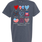 Galatians 5 - Patriotic - Comfort Colors - Heavyweight Youth Tee - Neutral Colors & Blues