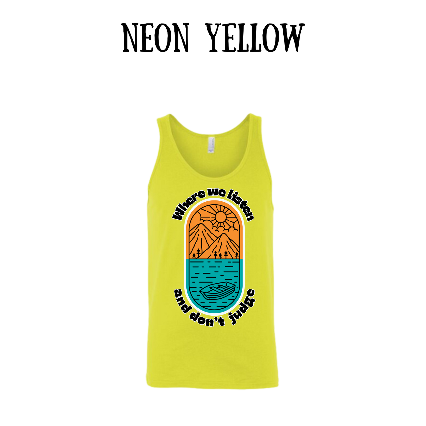CP - Where We Listen and Don't Judge - Unisex Tank
