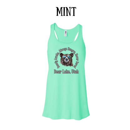 CP - Bear Lake Utah - Women's Flowy Racerback Tank