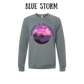 VP - Sunsets & No Regrets - Sponge Fleece Raglan Sweatshirt - Blues, Purples