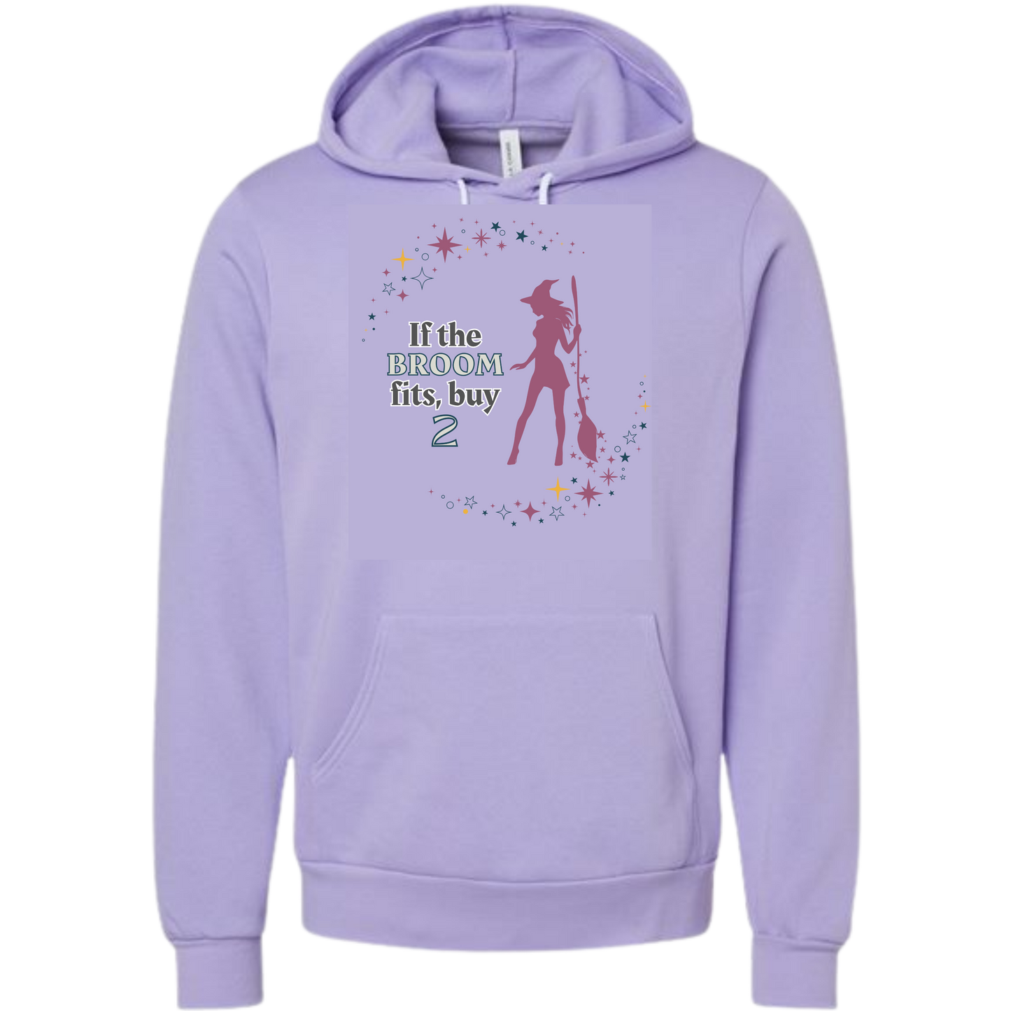 HP - If The Broom Fits - Sponge Fleece Hoodie - Blues, Purples