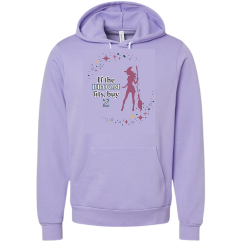 HP - If The Broom Fits - Sponge Fleece Hoodie - Blues, Purples