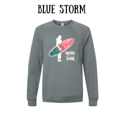 VP - Mana in My Soul - Sponge Fleece Raglan Sweatshirt - Blues, Purples