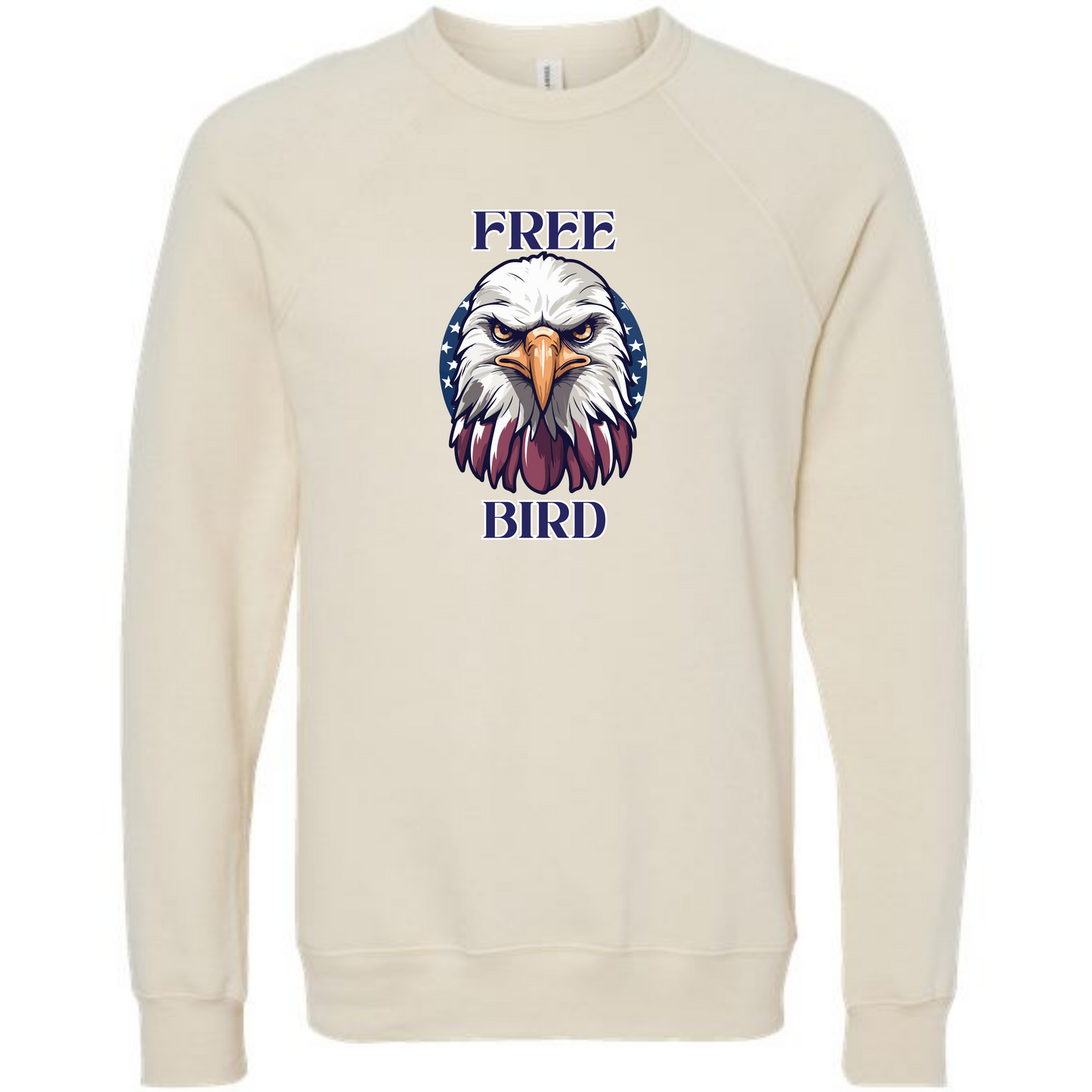 Free Bird - Sponge Fleece Raglan Sweatshirt - Assorted Colors