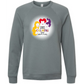 HP - Calming Circle - Sponge Fleece Raglan Sweatshirt - Blues, Purples