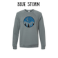 CP - Keep Shining - Sponge Fleece Raglan Sweatshirt - Blues, Purples
