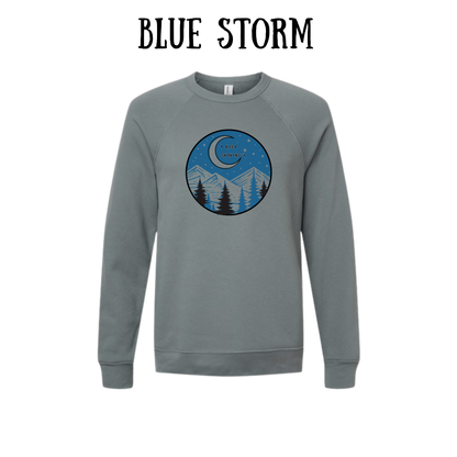 CP - Keep Shining - Sponge Fleece Raglan Sweatshirt - Blues, Purples