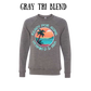 VP - Ready For Some Vitamin D & Sea - Sponge Fleece Raglan Sweatshirt - Greens, Neutrals