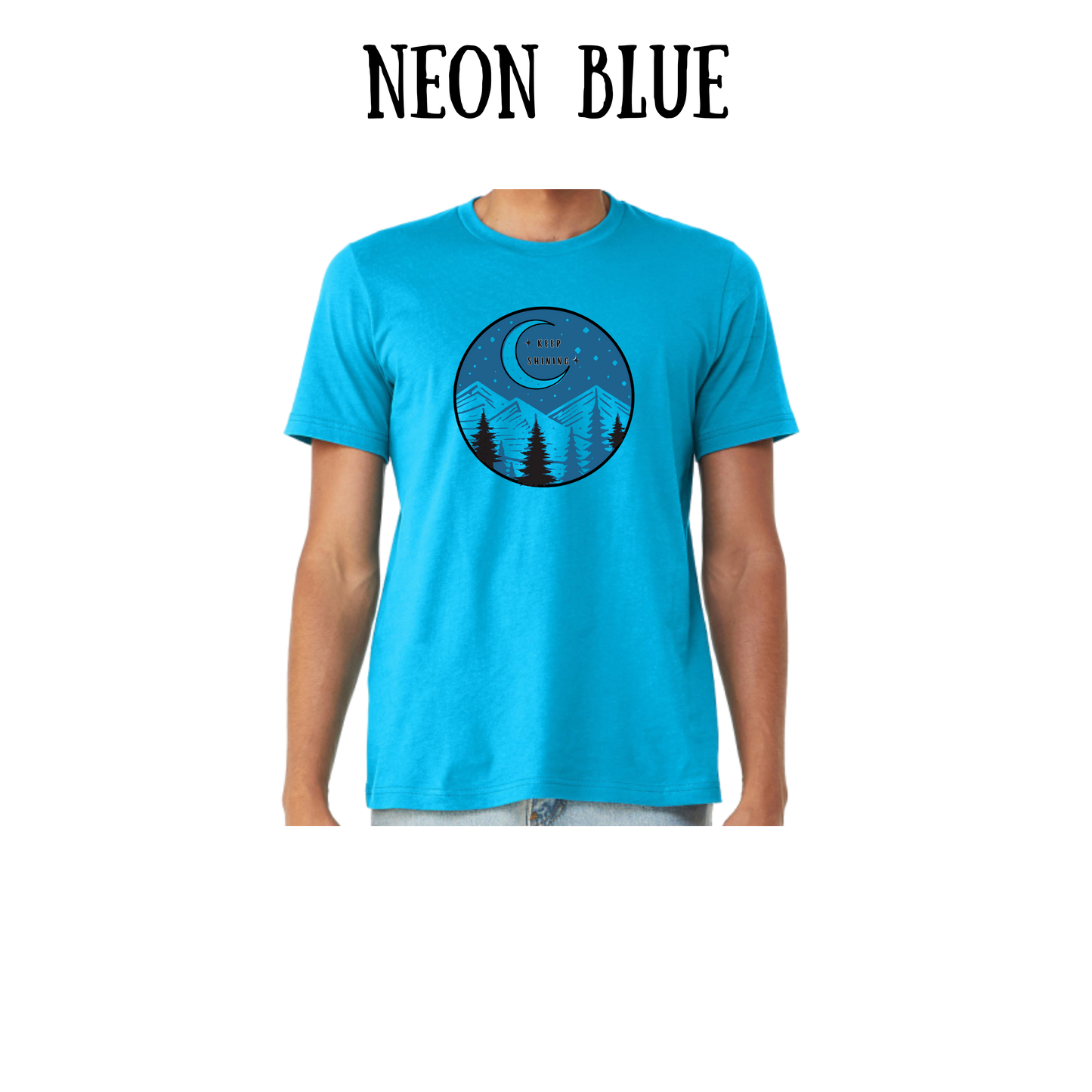 OP - Keep Shining - Unisex Tee - Blues