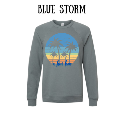 VP - A Hui Hou - Sponge Fleece Raglan Sweatshirt - Blues, Purples