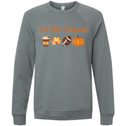 HP - 'Tis the Season - Fall - Sponge Fleece Raglan Sweatshirt - Blues, Purples
