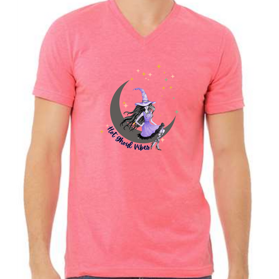 Hot Ghoul Vibes - Unisex V-Neck - Assorted Colors