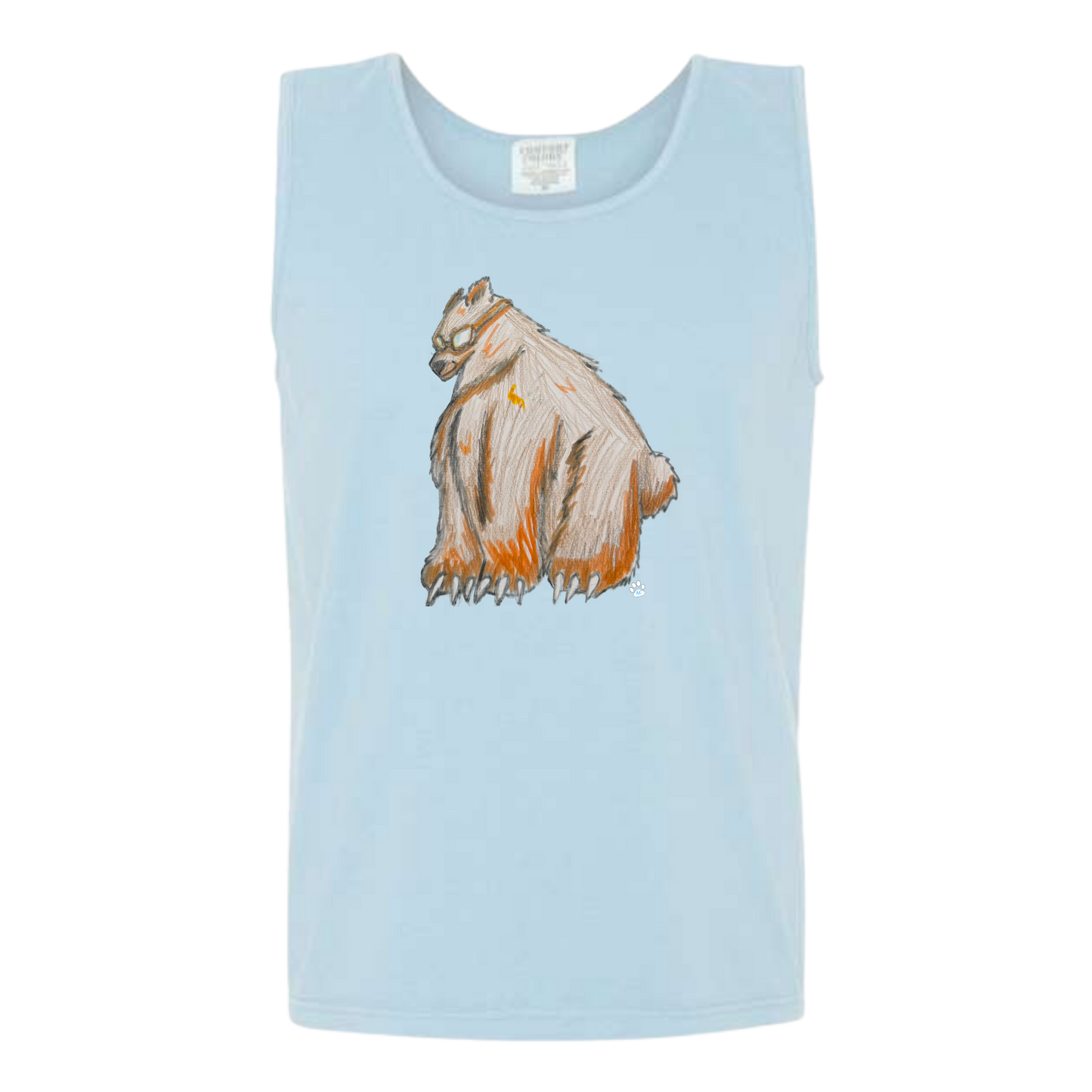 Muscle Bear - Comfort Colors - Unisex Tank - Neutral Colors & Blues