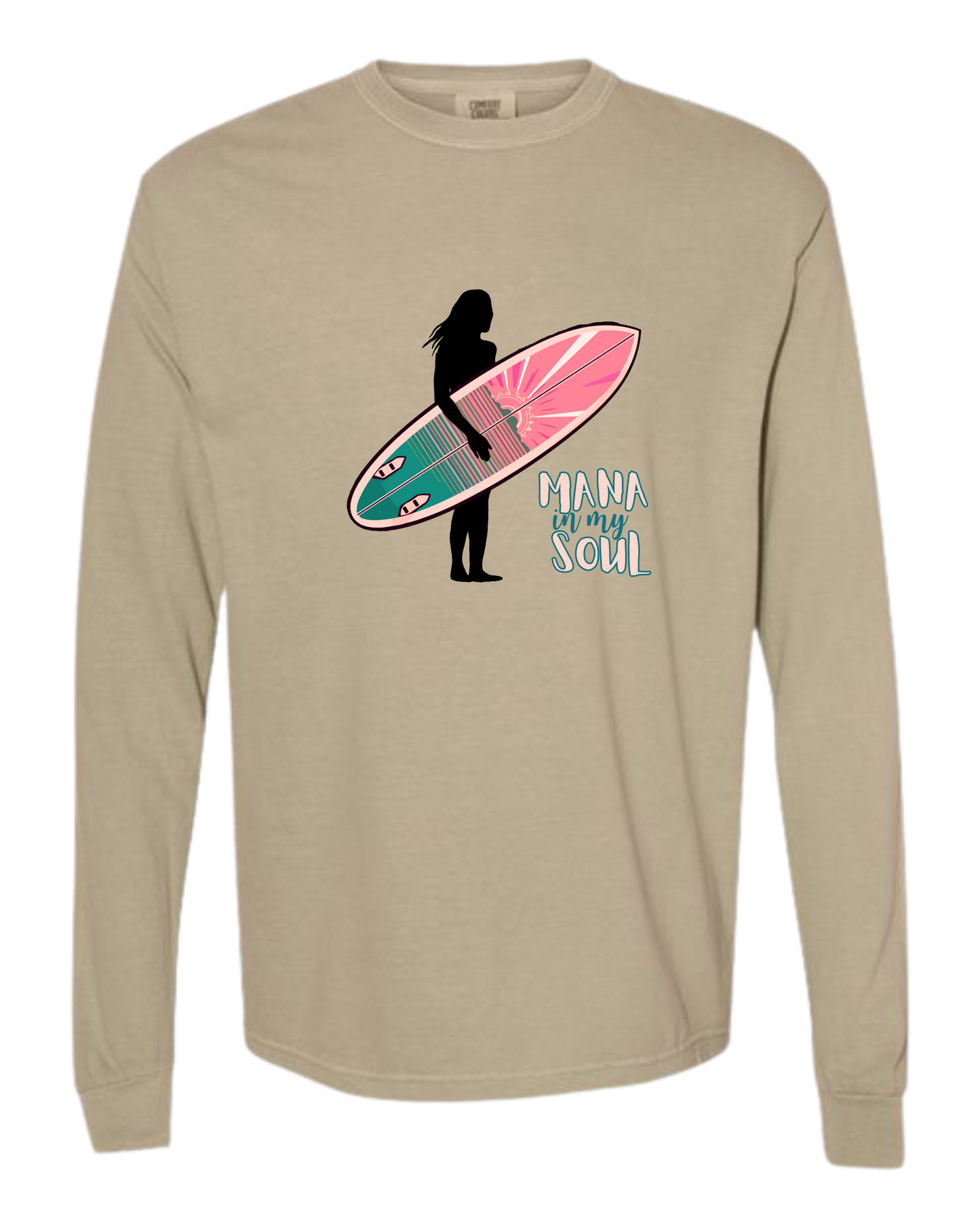 Mana in My Soul - Comfort Colors - Heavyweight Long Sleeve Tee - Neutral Colors