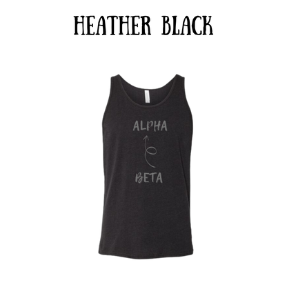 beta to alpha - unisex tank