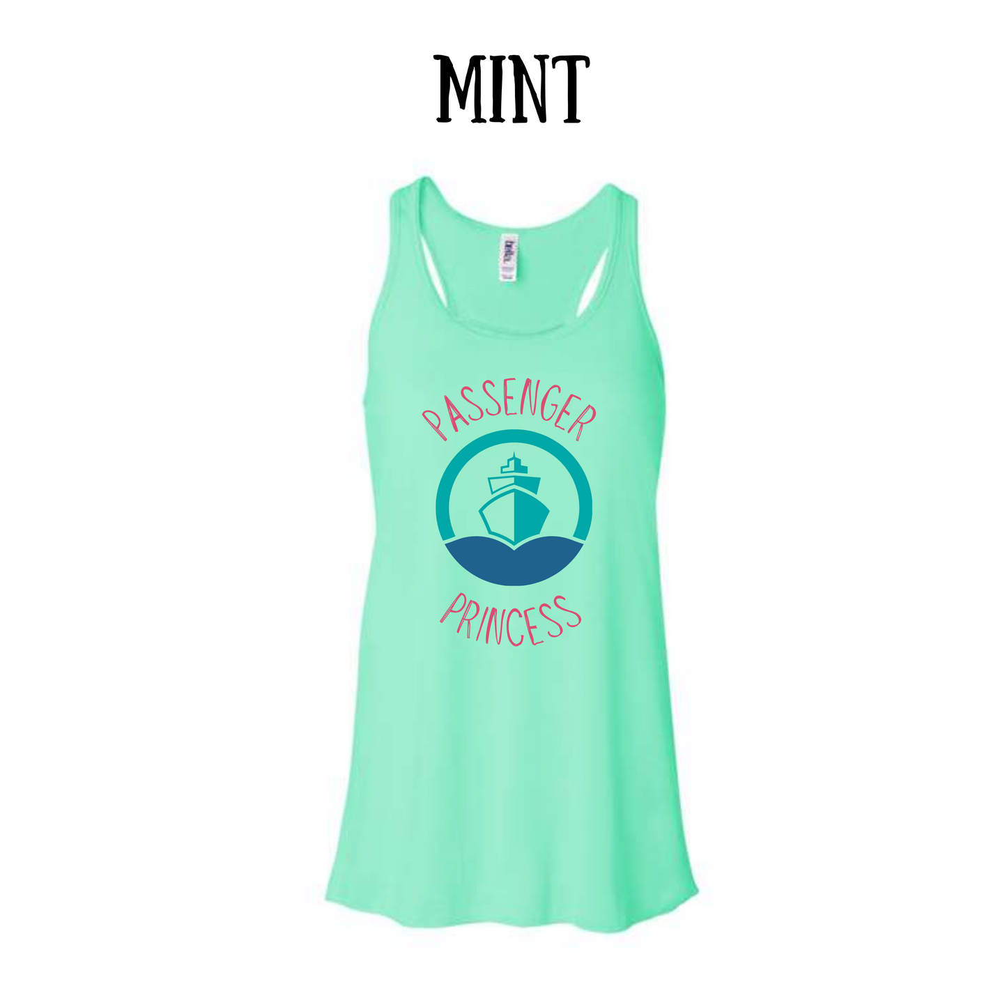 VP - Passenger Princess - Women's Flowy Racerback Tank