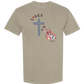 Loves Jesus & America too - Comfort Colors - Heavyweight Unisex Tee - Neutral Colors