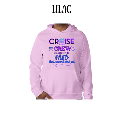 VP - Cruise Crew FAFO - Sponge Fleece Hoodie - Blues, Purples