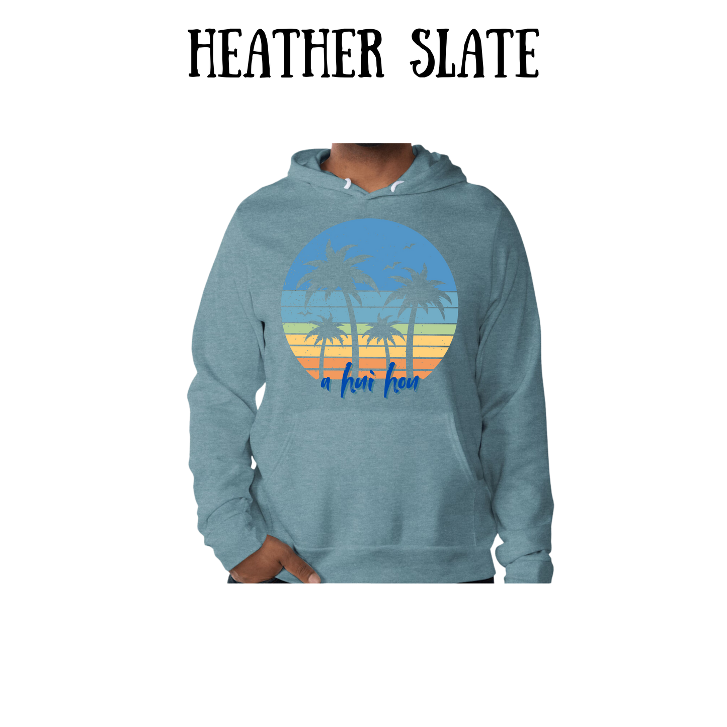 VP - A Hui Hou - Sponge Fleece Hoodie - Greens, Neutrals