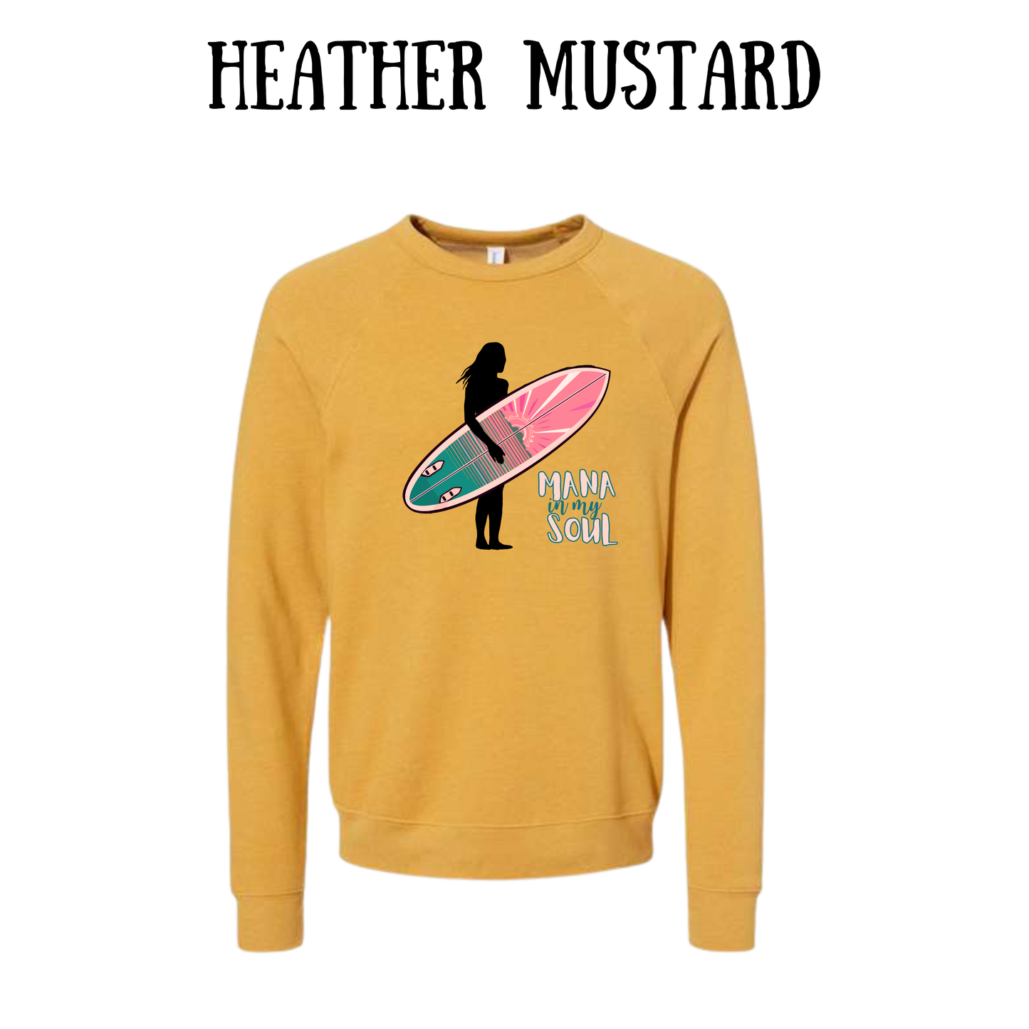 VP - Mana in My Soul - Sponge Fleece Raglan Sweatshirt - Assorted Colors