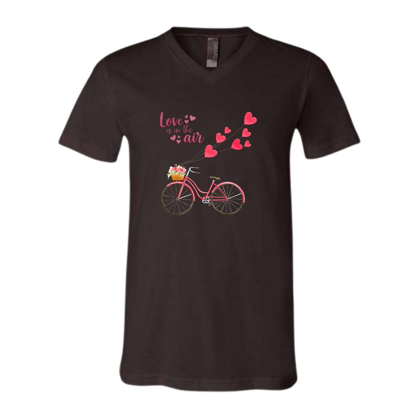 Love is in the Air - Bella+Canvas - Unisex V-Neck - Neutral Colors