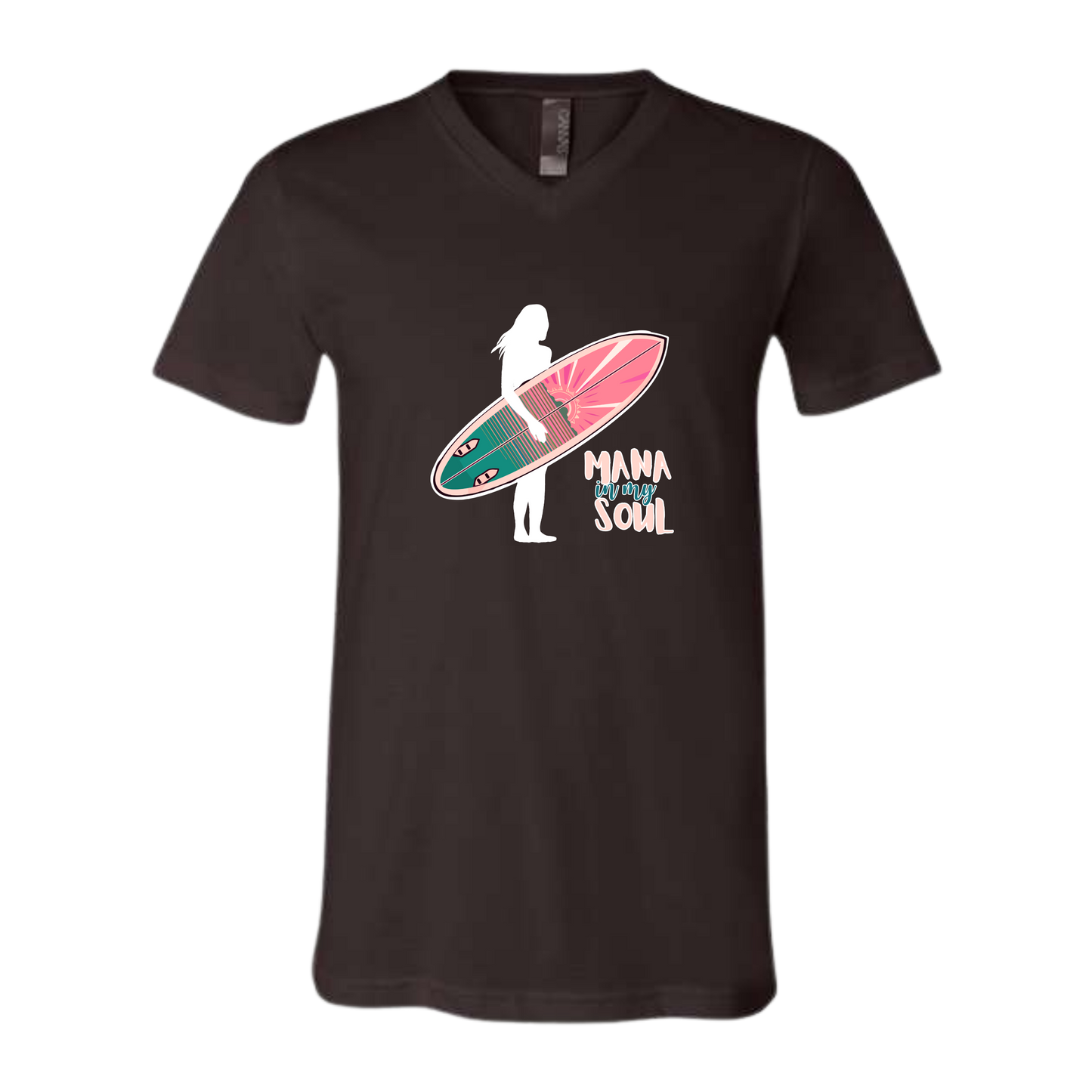 Mana in My Soul - Bella+Canvas - Unisex V-Neck - Neutral Colors
