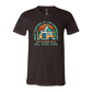 What Happens At The Campground - Bella+Canvas - Unisex V-Neck - Neutral Colors