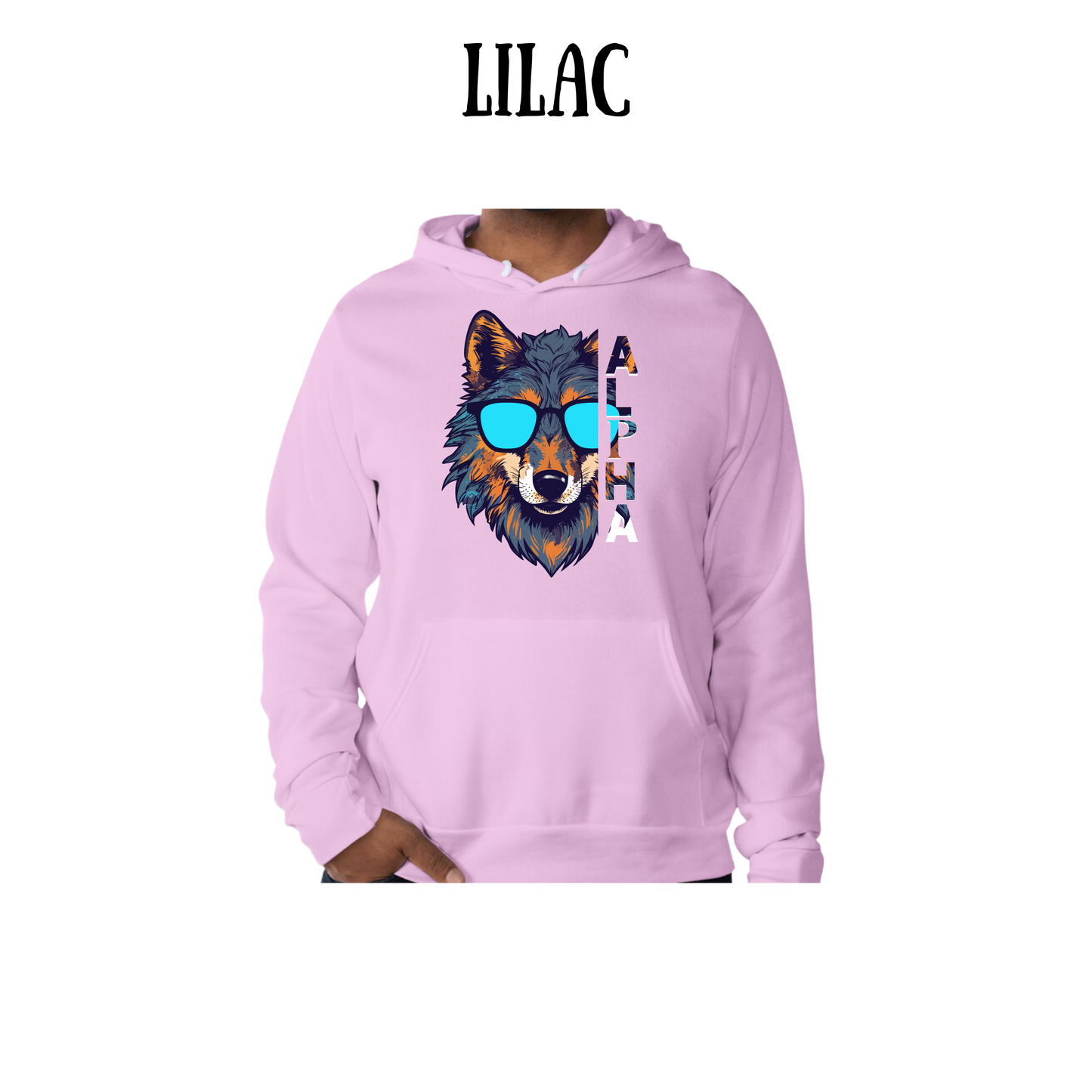 BP - Alpha - Sponge Fleece Hoodie - Blues, Purples