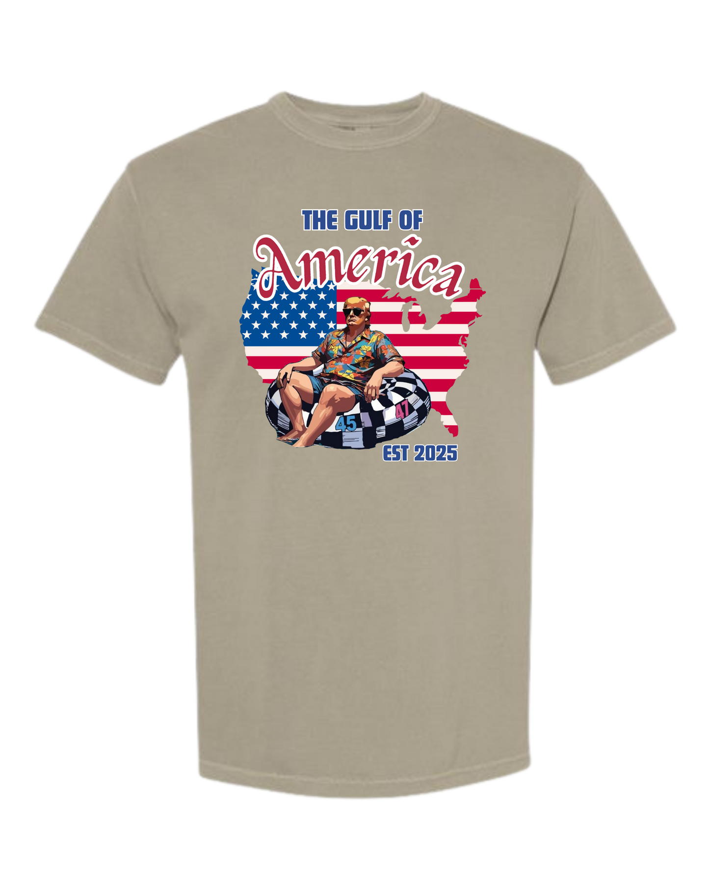 The Gulf of America - Comfort Colors - Heavyweight Unisex Tee - Neutral Colors