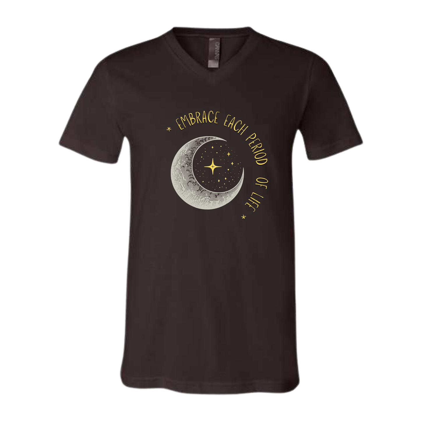 Embrace Each Period of Life - Bella+Canvas - Unisex V-Neck - Neutral Colors