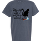 My Cat and I spill the tea about you - Comfort Colors - Heavyweight Youth Tee - Neutral Colors & Blues