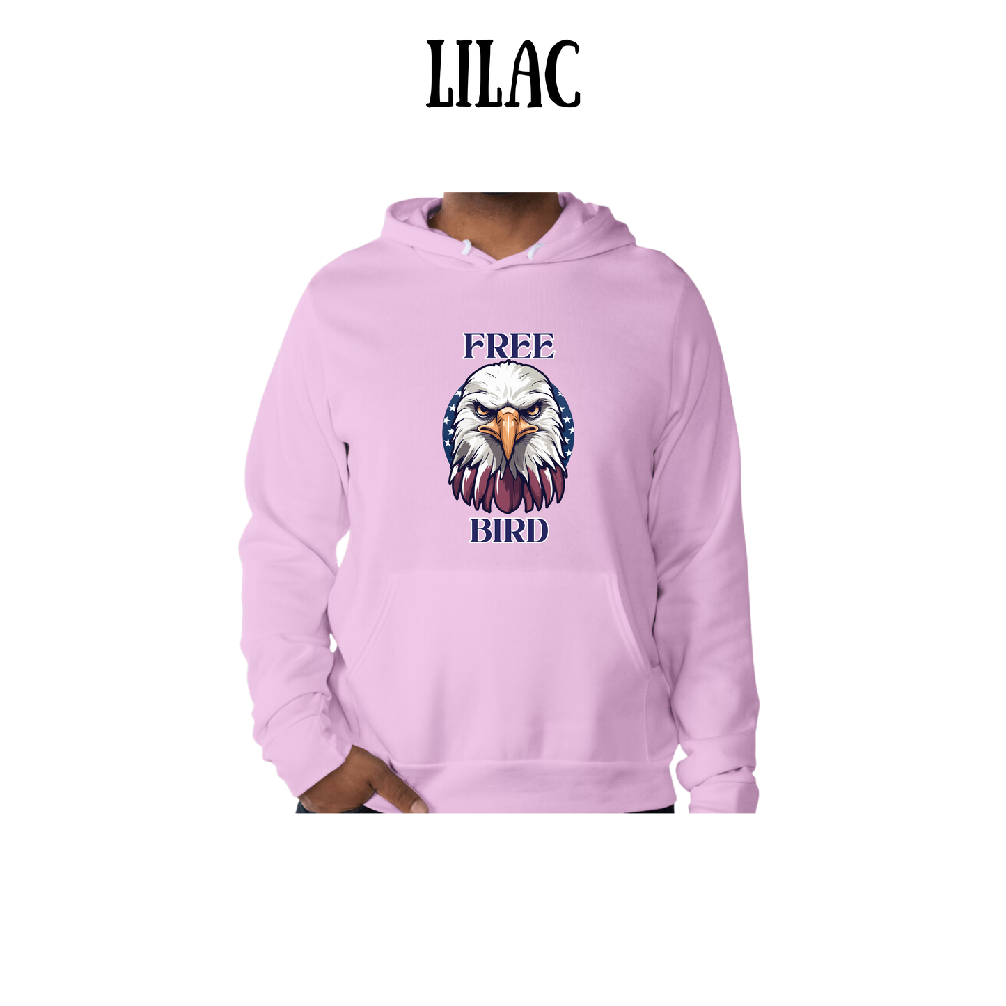 PP - Free Bird - Sponge Fleece Hoodie - Blues, Purples