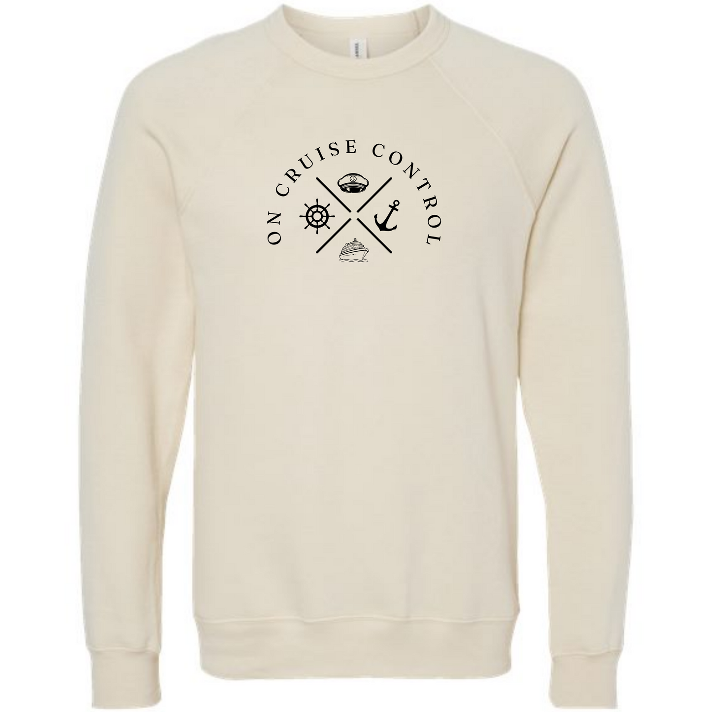 On Cruise Control - Sponge Fleece Raglan Sweatshirt - Assorted Colors