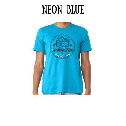 CP - Wander Often - Unisex Tee - Blues