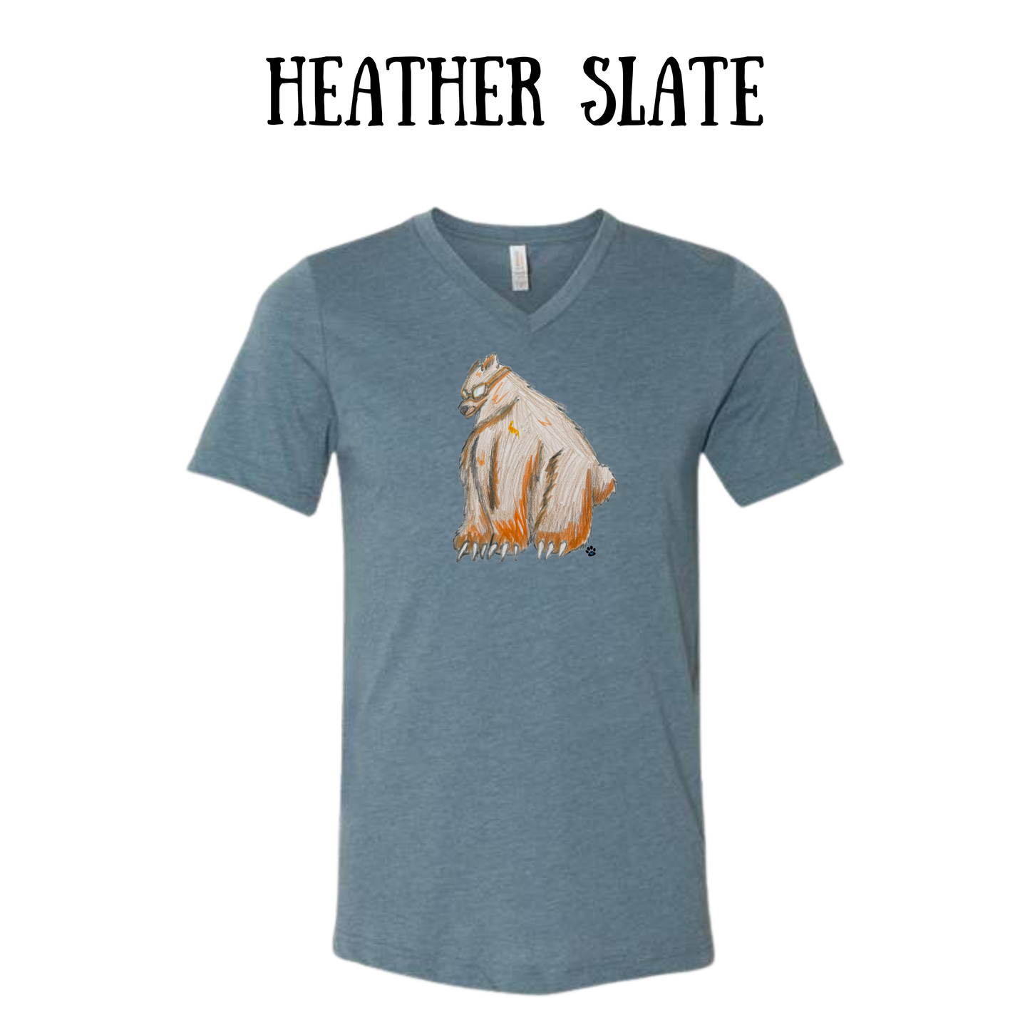 AC - Muscle Bear - Unisex V-Neck - Assorted Colors