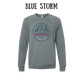 CP - Wander Often - Sponge Fleece Raglan Sweatshirt - Blues, Purples
