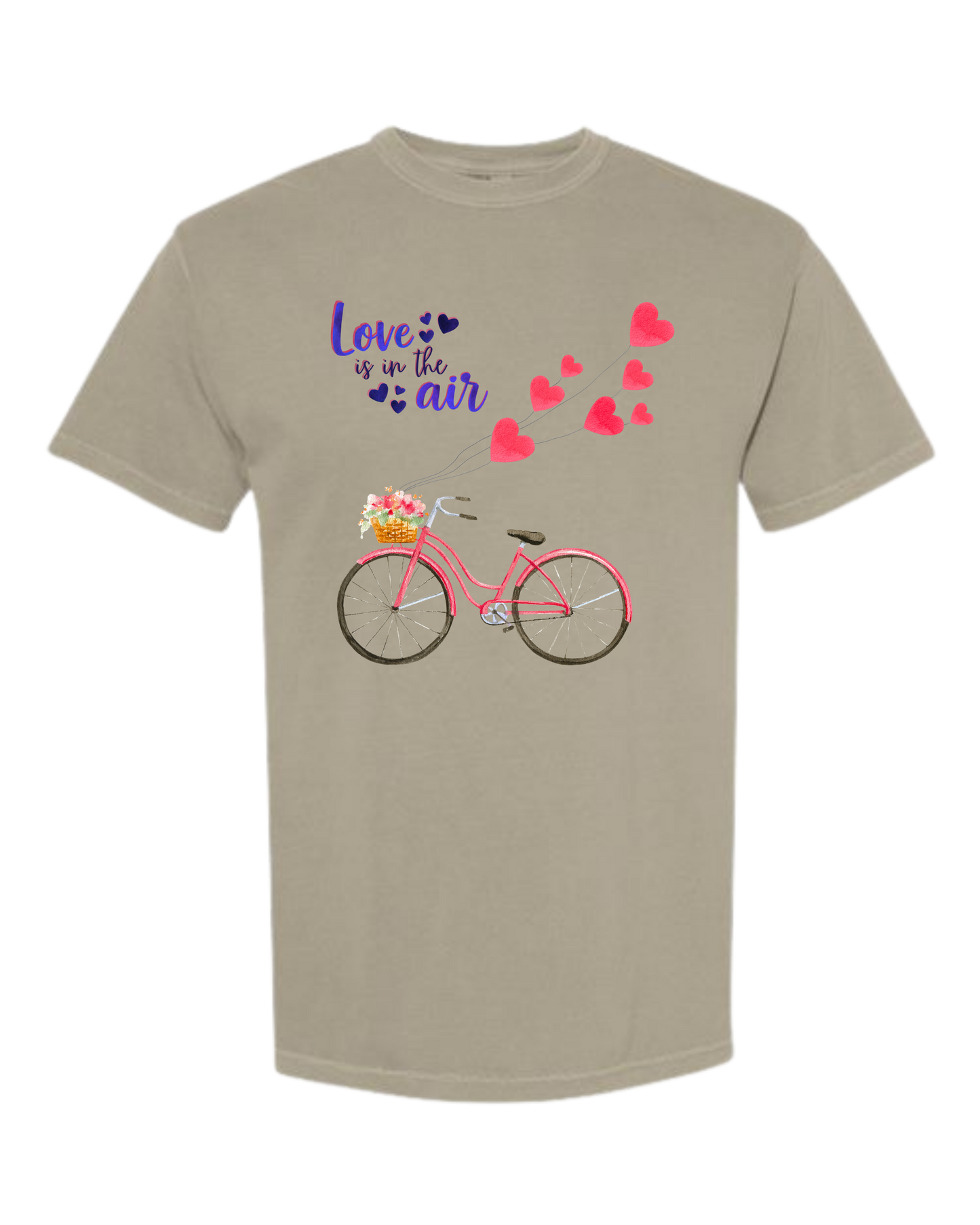Love Is in The Air- Comfort Colors - Heavyweight Unisex Tee - Neutral Colors