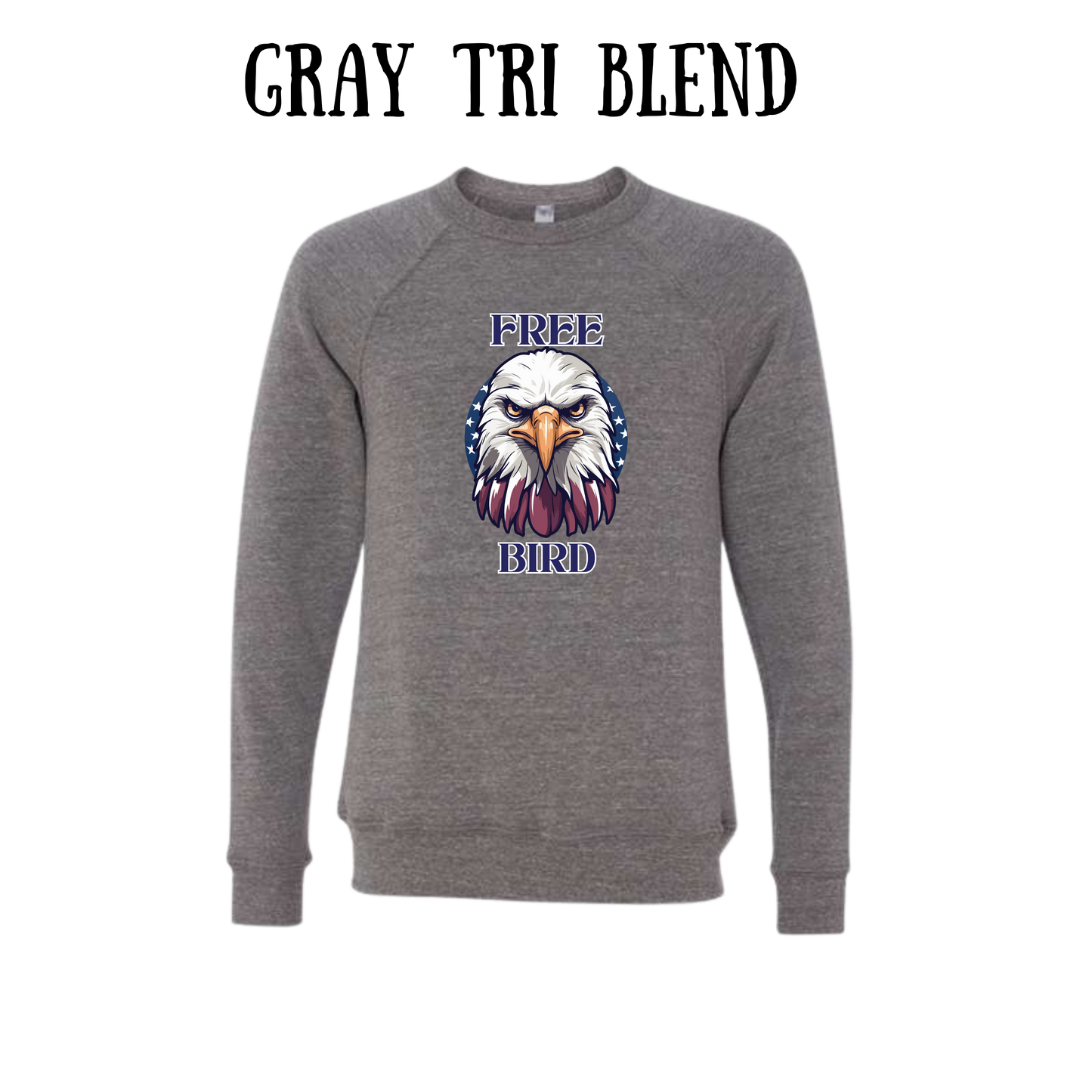 PP - Free Bird - Sponge Fleece Raglan Sweatshirt - Greens, Neutrals