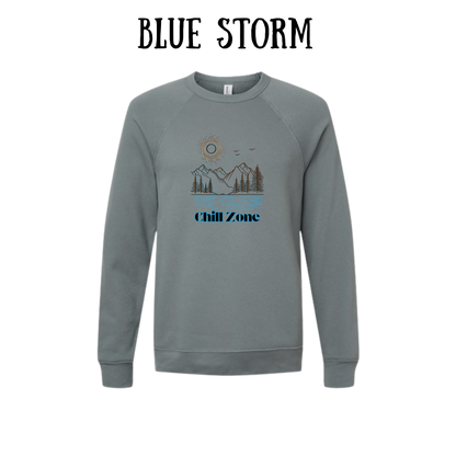 CP - Chill Zone - Sponge Fleece Raglan Sweatshirt - Blues, Purples