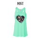 The World is a Better Place With YOU in it - Women's Flowy Racerback Tank