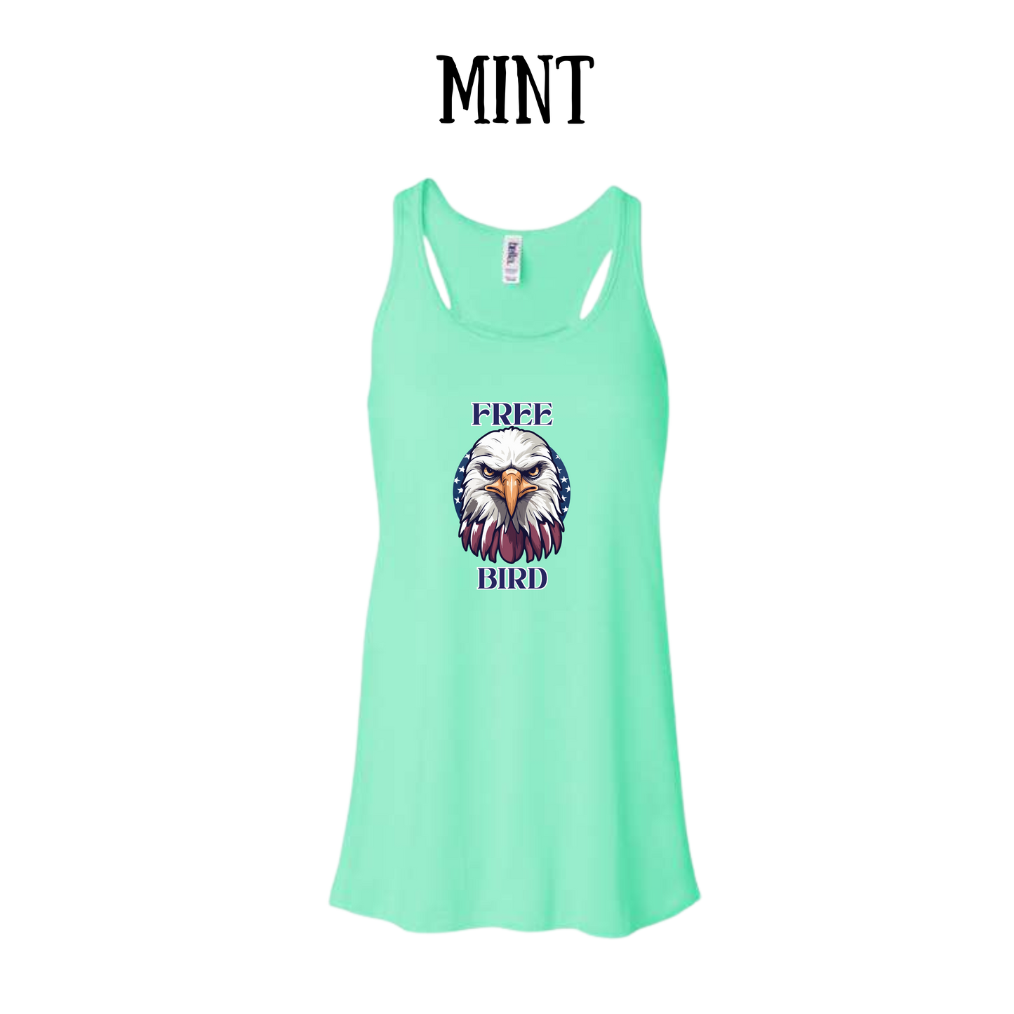PP - Free Bird - Women's Flowy Racerback Tank