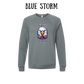 PP - Free Bird - Sponge Fleece Raglan Sweatshirt - Blues, Purples