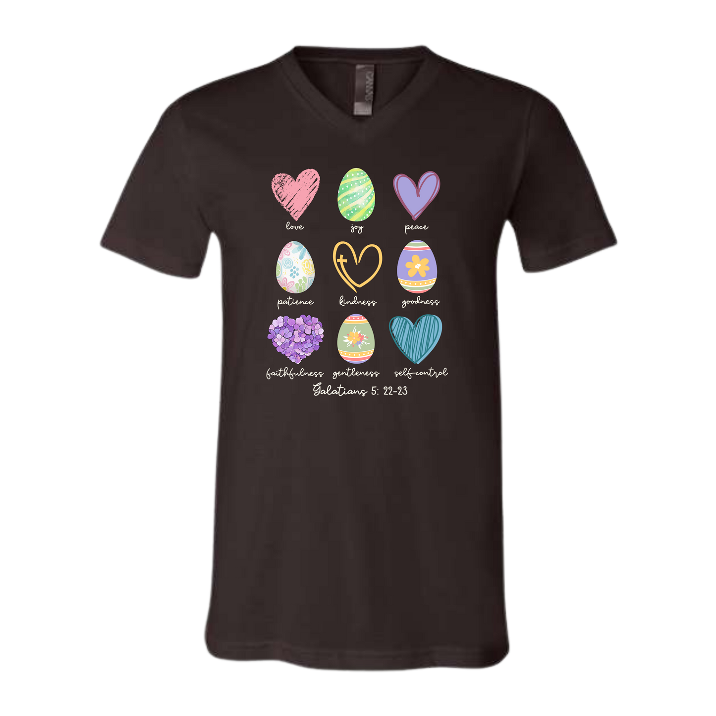 Galatians 5 - Easter - Bella+Canvas - Unisex V-Neck - Neutral Colors