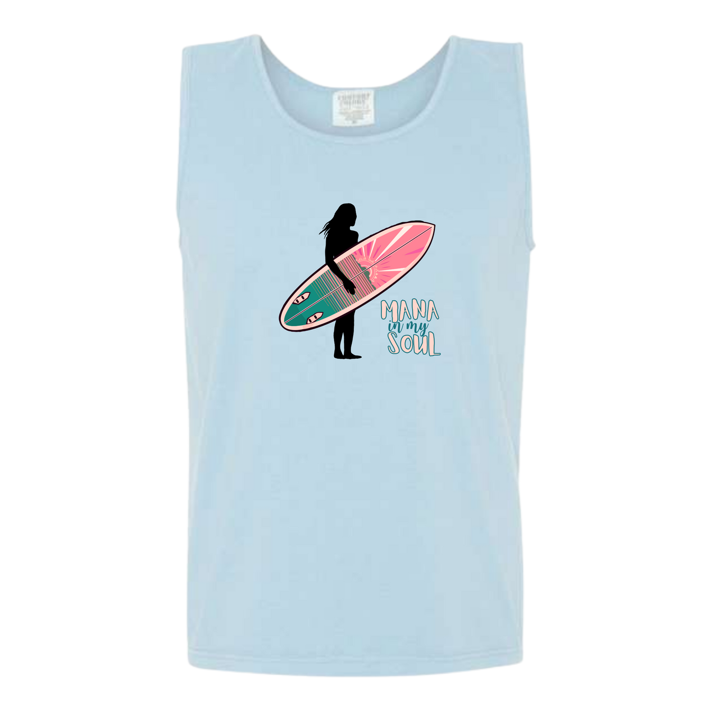 Mana in My Soul - Comfort Colors - Unisex Tank - Neutral Colors & Blues